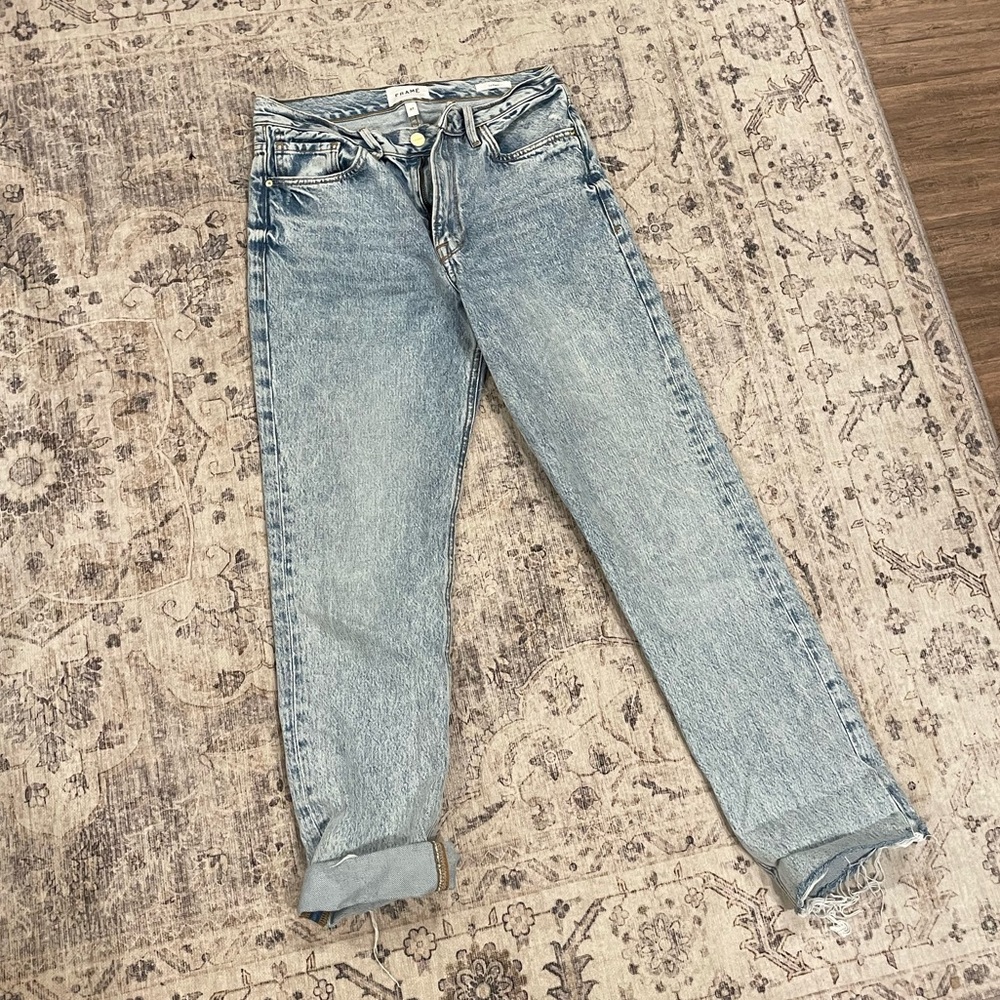Frame acid-wash denim